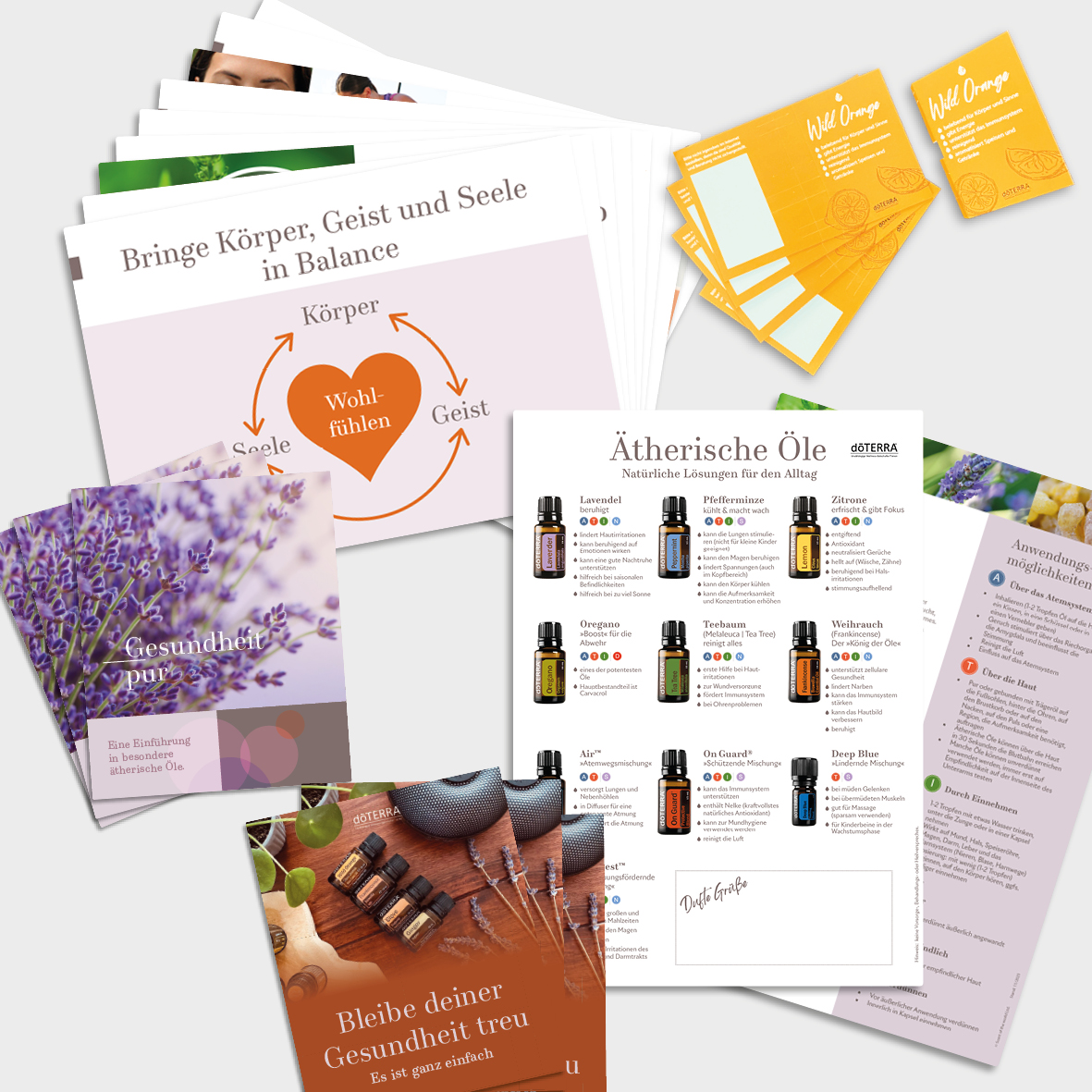 dōTERRA - Starterset - Öle und Werbemittel