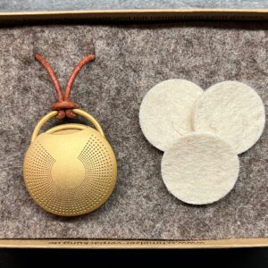 Duft-Medaillon vergoldet